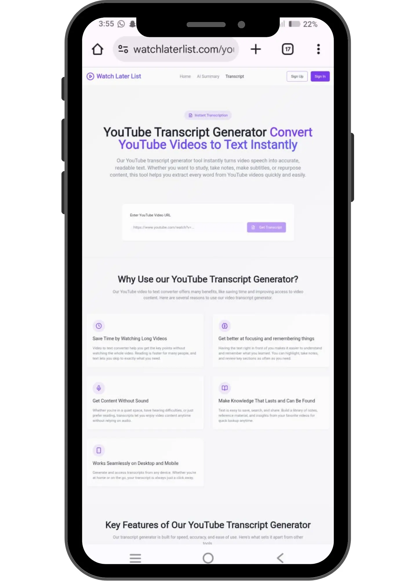 Free Video Transcript Generator YouTube Transcript Generator Free - Extract Video Text Fast